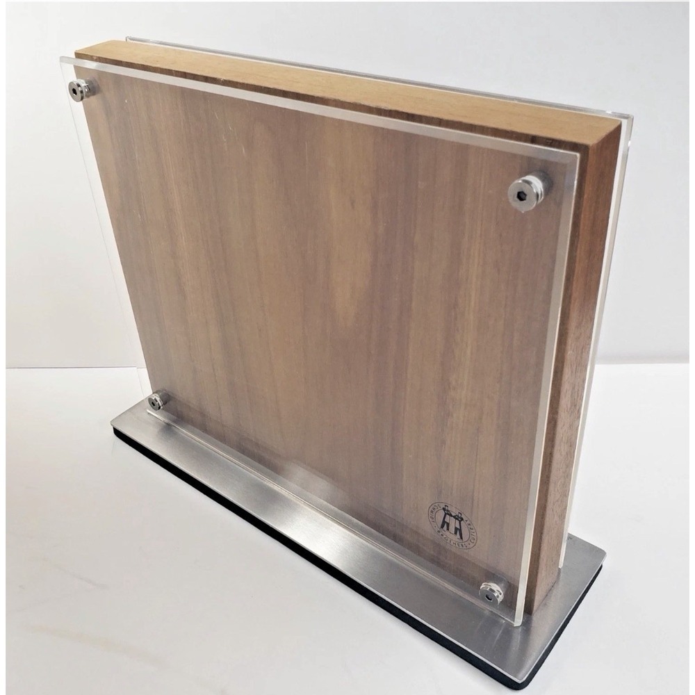 Schmidt Brothers Cutlery Acacia Midtown Magnetic Knife Block